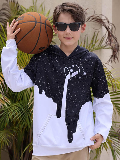 Belovecol Hoodie Jungen Mädchen Kapuzenpullover Neuheit 3D Druck Pullover Personalisierte Kapuzenpul