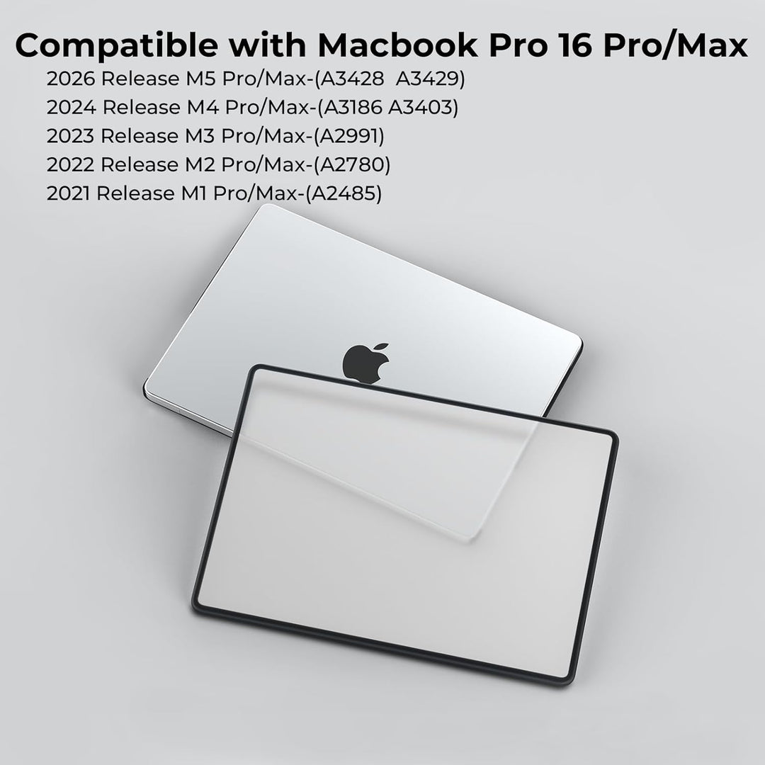 BlueSwan Hülle kompatibel mit MacBook Pro 16 Zoll M4 A3186 A3403/ M3 A2991/ M2 A2780/ M1 A2485 Pro/M