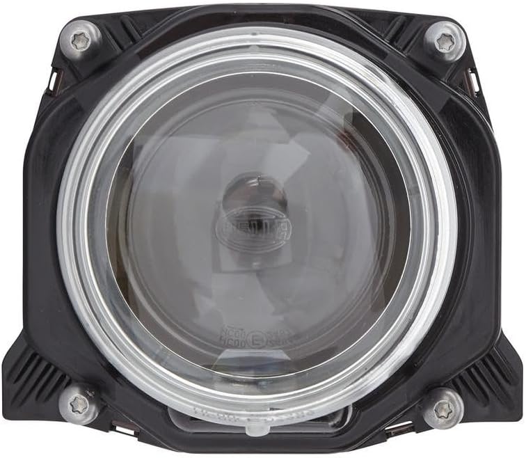 HELLA - DE/Halogen-Hauptscheinwerfer - 90mm Performance - 24V - rund - Einbau - gehärtete Streuschei