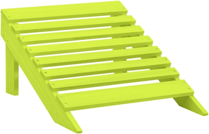vidaXL Tannenholz Massiv Adirondack Gartenstuhl mit Fussstütze Liegestuhl Deckchair Gartenliege Gart