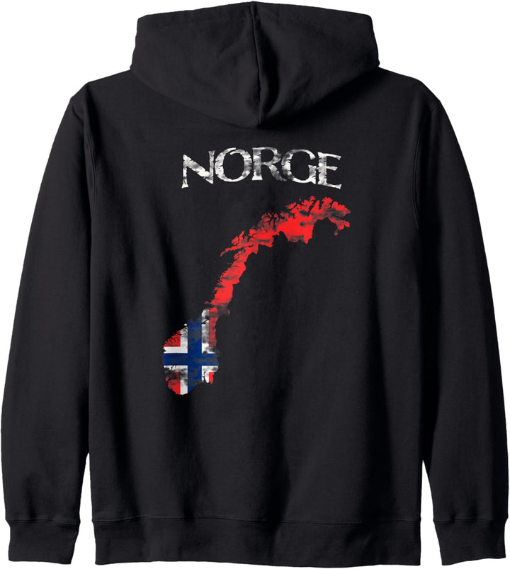 Norwegen Norwegische Stolzflagge Kapuzenjacke
