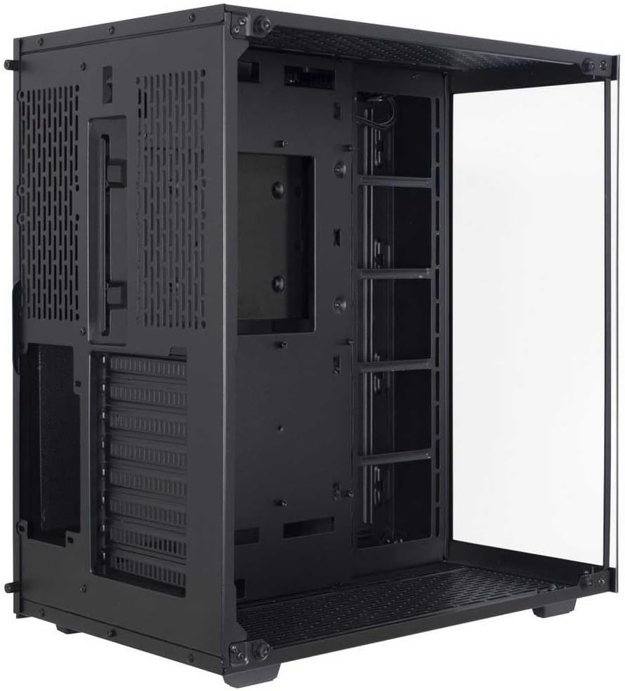 Inter-Tech C-701 Panorama ATX Gehäuse, Tempered Glass, Schwarz, 88881327