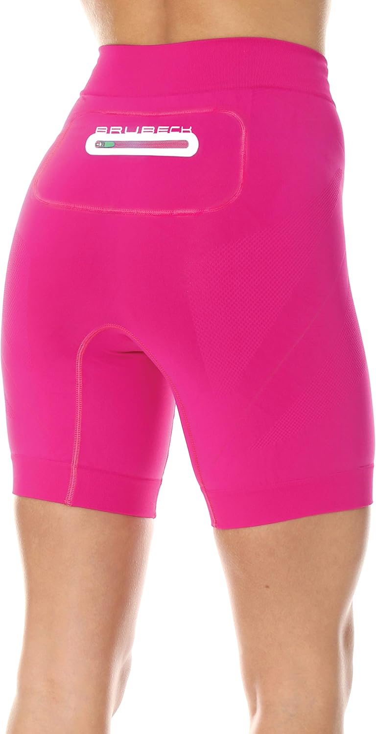 BRUBECK Leggings Damen | Leggins kurz | Kurze Laufhose | Yogahose | Funktionsleggings | Sportlegging