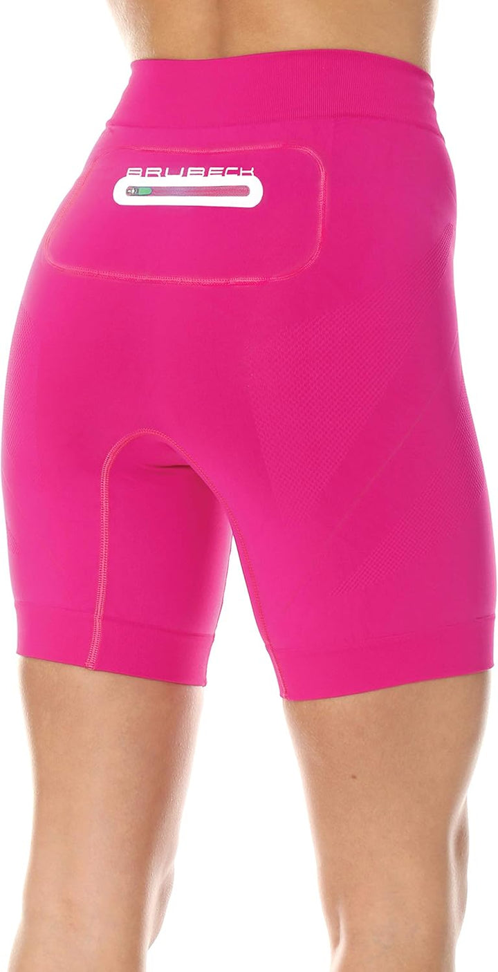 BRUBECK Leggings Damen | Leggins kurz | Kurze Laufhose | Yogahose | Funktionsleggings | Sportlegging