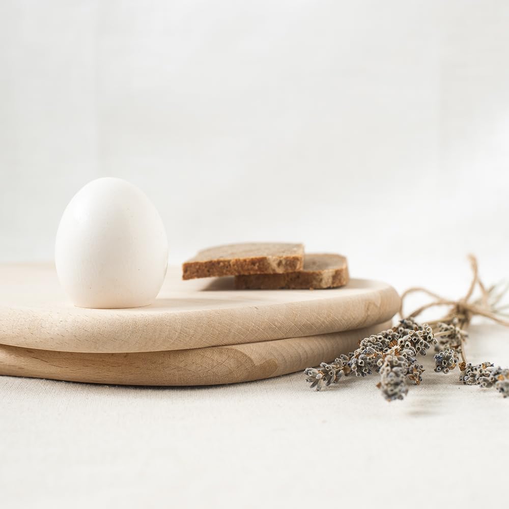 HOFMEISTER® Frühstücksbrett Kernbuche mit Eiloch - Zweifarbiges Holzbrett für Frühstück, Brot & Snac