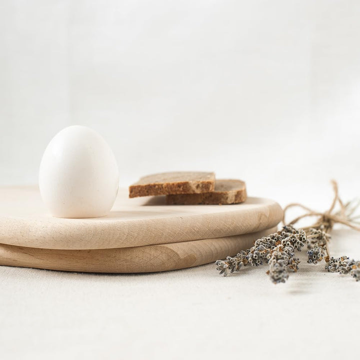 HOFMEISTER® Frühstücksbrett Kernbuche mit Eiloch - Zweifarbiges Holzbrett für Frühstück, Brot & Snac