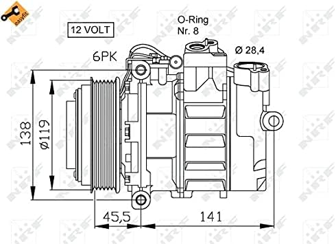 NRF 32053 Kompressor, Klimaanlage