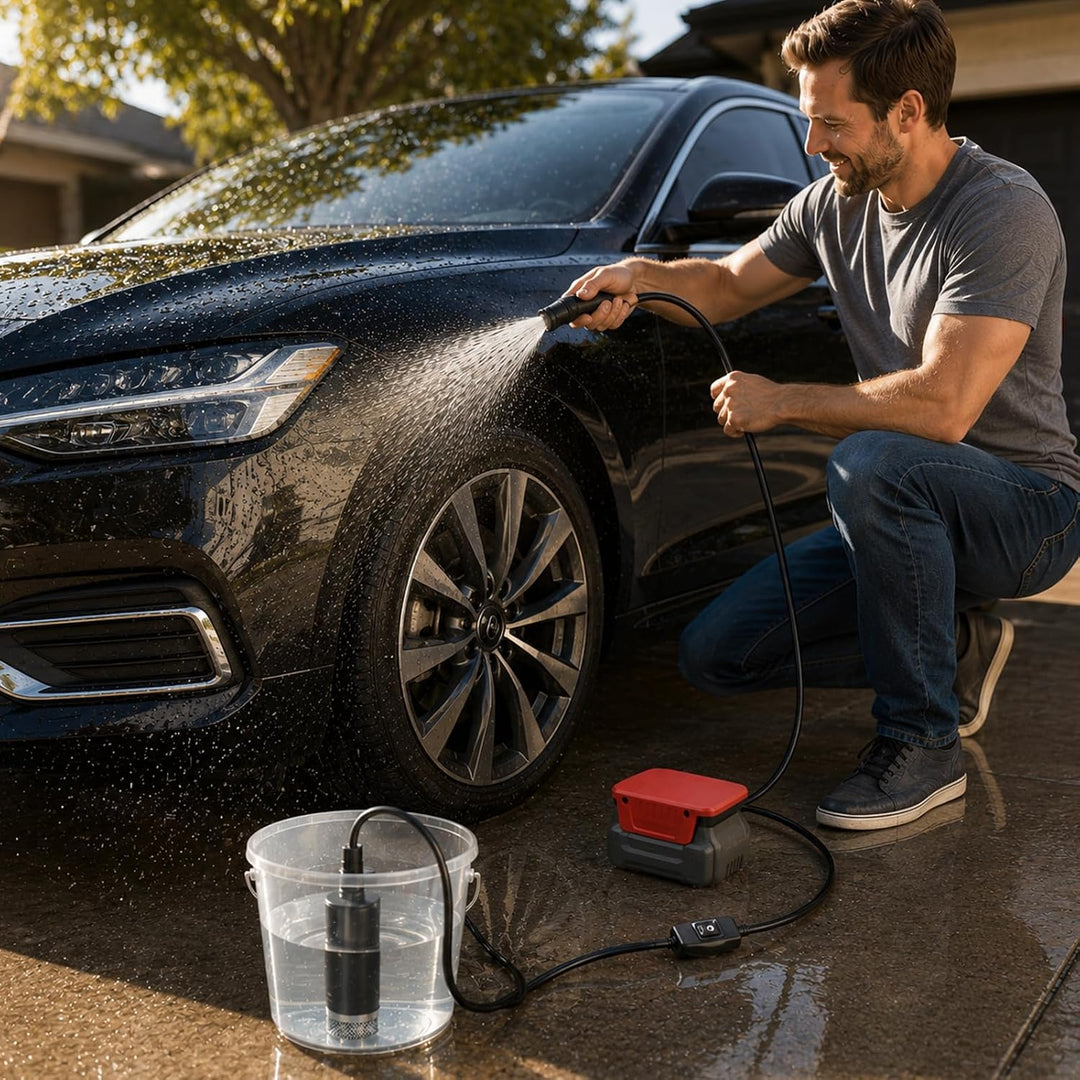 Akku Wasserpumpe für Einhell 18V Akku 30L/min Tragbare | Wasserpumpe & Sumpfpumpe Wasserpumpe Akku S