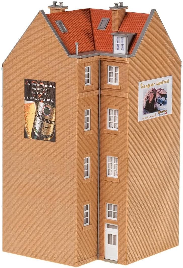 FALLER 130906 - Stadteckhaus „Goethestr. 63“, 4-stöckig