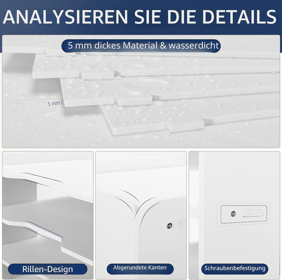Schreibtisch-Organizer, Briefablage, Dokumentenhalter, A4-Papierablage, für Zuhause, Büro, Schule, 4