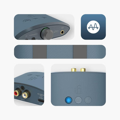 iFi UNO - DAC & AMP-Kopfhörer - USB-C-Eingang - Audioverbesserung - Streaming/Gaming/Musikmodi - Kla