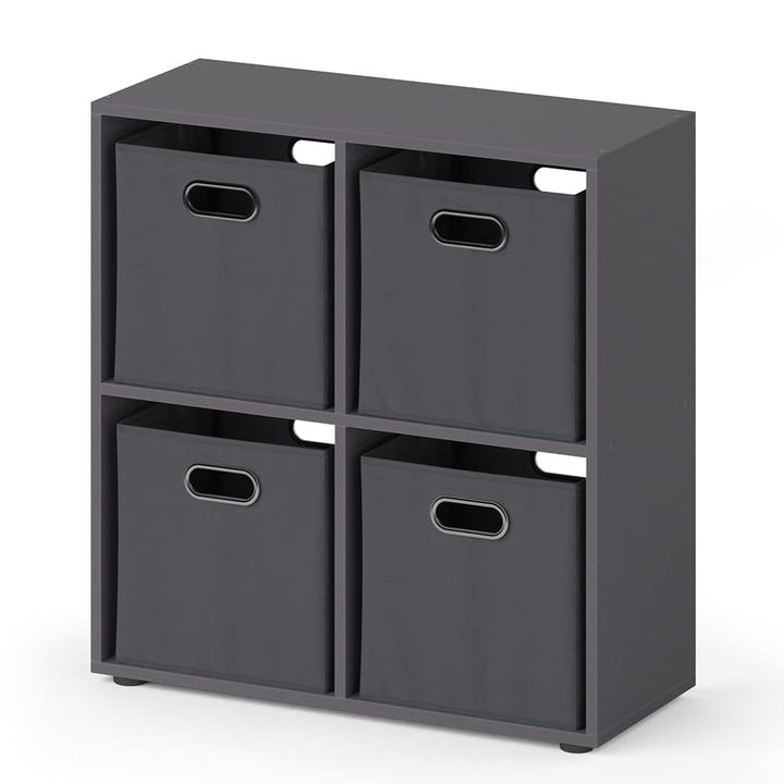 Vicco Raumteiler Tetra, Grau, 72.6 x 72 cm