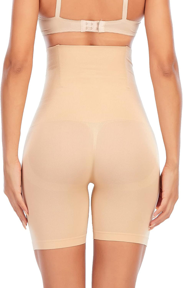 YARRCO Bauchweg Unterhose Damen Shapewear Miederhose Hohe Taille Body Shaper Unterwäsche Nahtlose Mi