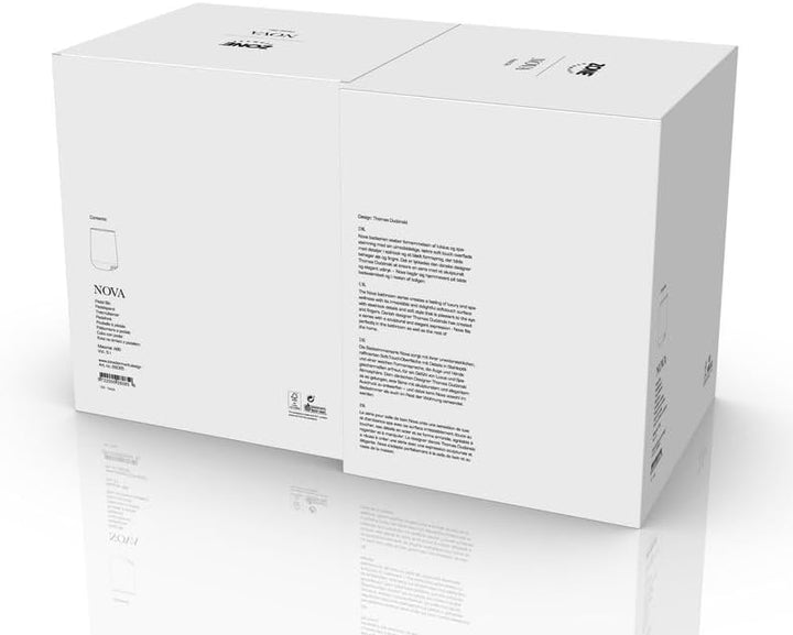 Zone Denmark Nova Mülleimer fürs Bad, Kosmetikeimer, Abfalleimer fürs Badezimmer, Durchm. 23 cm, Höh