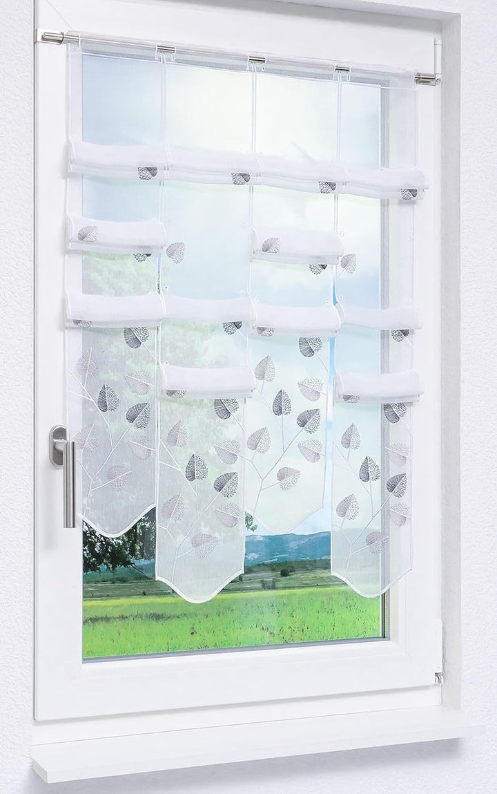Panneaux Designblätter (BxH) 48x140cm in grau 48 x 140 cm (B x H) Grau 1, 48 x 140 cm (B x H) Grau 1