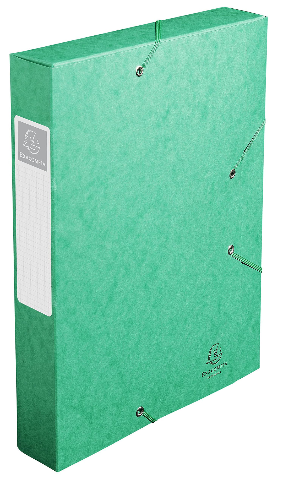 Exacompta 16003H 10er Pack Premium Sammelboxen mit Gummizug 60 mm aus extra starkem Colorspan-Karton