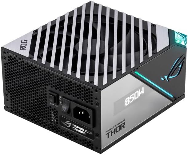 ASUS ROG Thor 850W Platinum II Netzteil (Aura Sync RGB Belechtung, OLED Display,135-mm-Axial-Tech-Lü