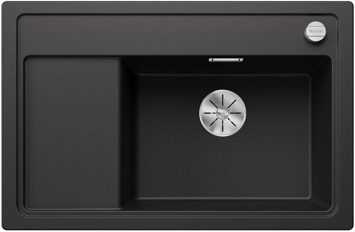 BLANCO ZENAR XL 6 S Compact | SILGRANIT schwarz | Einbauart: Einbau von Oben | Hauptbecken rechts |