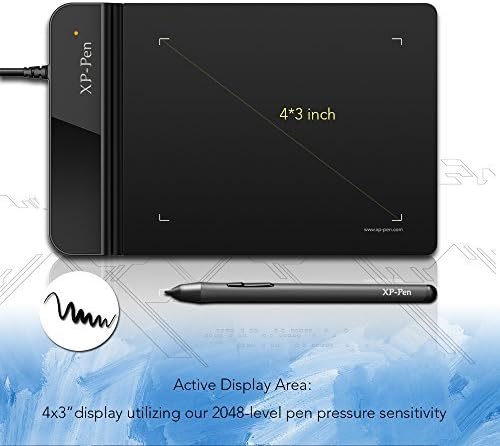 XP-Pen G430S 4x 3 Zoll Grafiktablett OSU! Spielen Pen Tablet Stift Tablett 8192 Druckempfindlichkeit