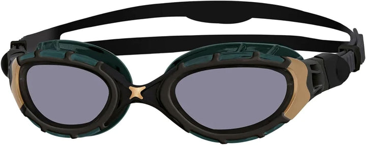 Zoggs Unisex Predator Flex Swimming Goggles (pack of 1) Einheitsgrösse Schwarz/Gold/Titan, Einheitsg