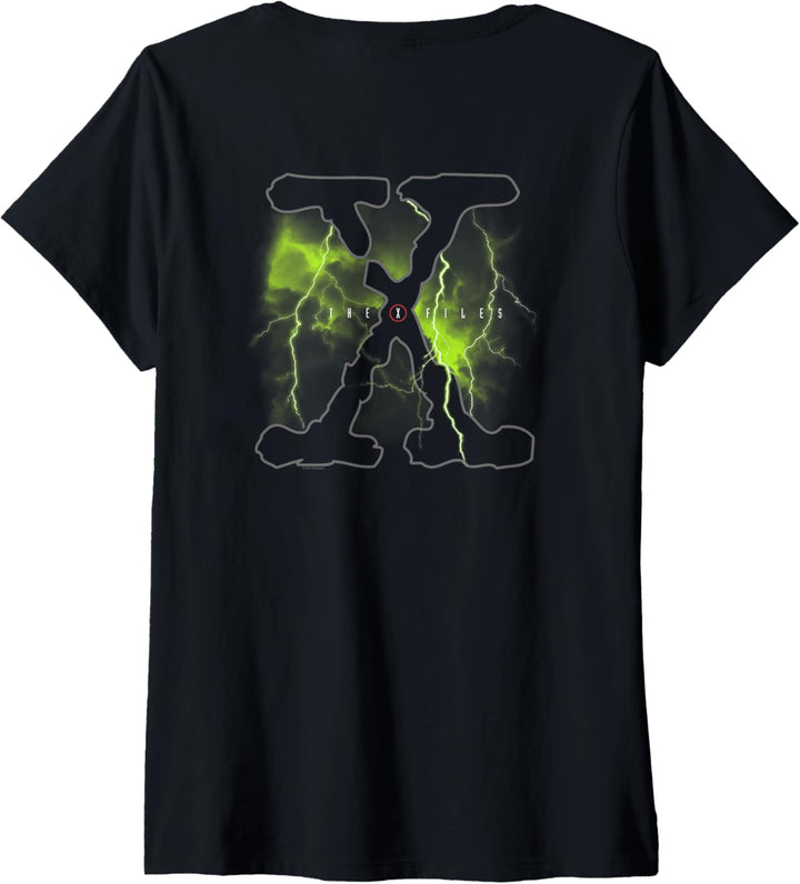 X-Files Traue Niemandem T-Shirt mit V-Ausschnitt