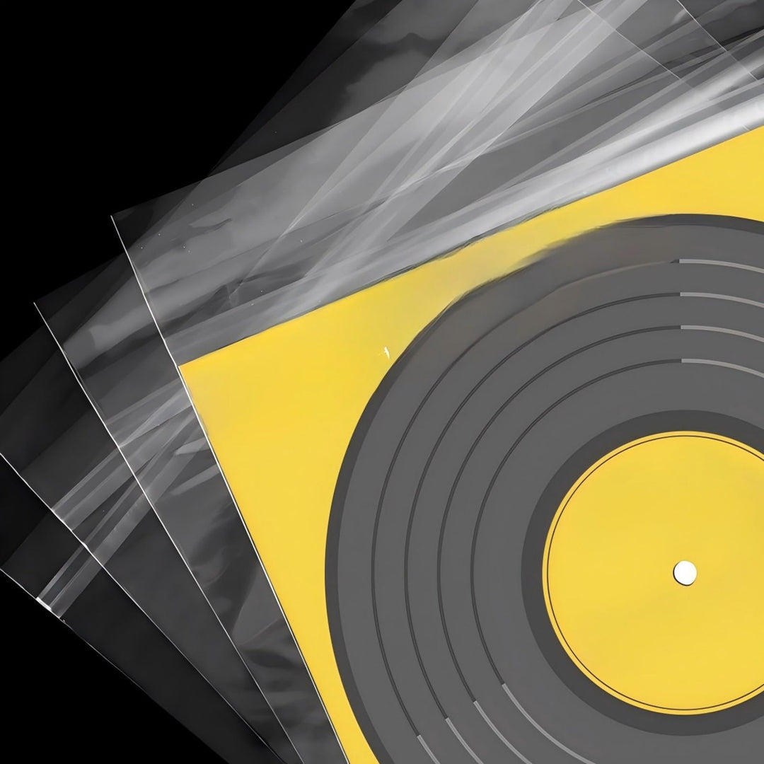 STARVAST Schallplatten Hüllen 12 Zoll Aussenhüllen, 100 Stück LP Schutzhüllen, Transparent Vinyl Hül