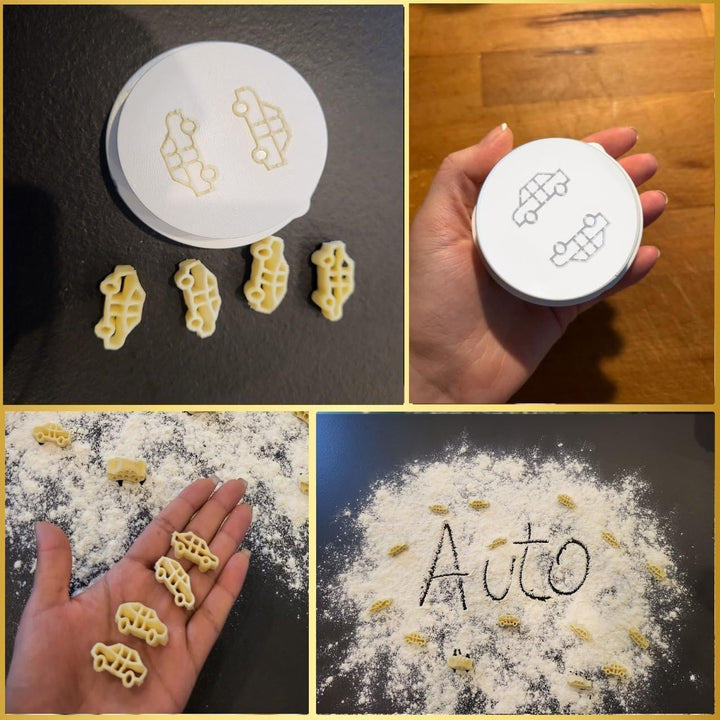 MY PASTA - Auto Motivnudeln - Zubehör für Nudelmaschinen - Nudelscheibe kompatibel mit Philips Nudel