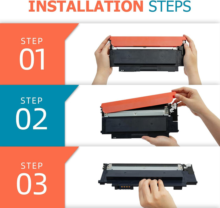 4-Pack CLT-P404C CLT-404S P404C Multipack Kompatibel Toner für Samsung C480W Xpress SL C480FW C48X C