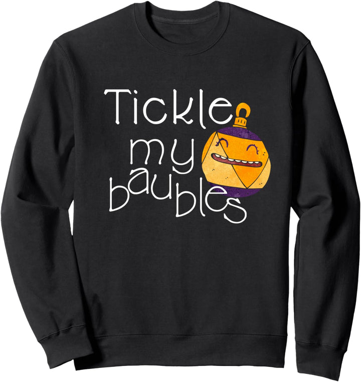 Weihnachtsbeleuchtung Kitzeln Kugeln Sweatshirt