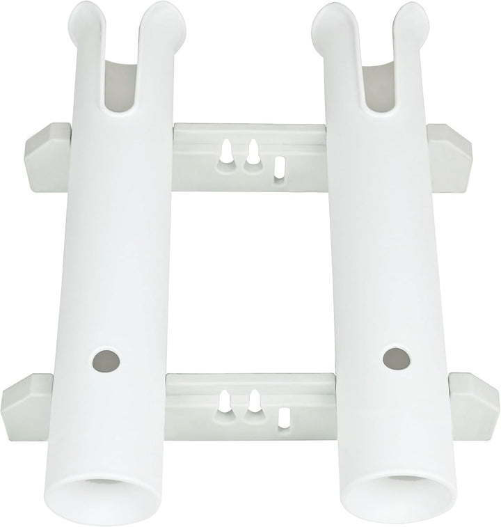 Wall Mounted Fishing Rod Holders Tubes Links Fishing Rod Holder Rack Rests 2-polig, Weiss, 2-polig,