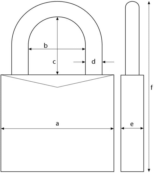 ABUS Titalium Vorhängeschloss 80TI/50 gl.-8011 - gleichschliessend - Kellerschloss mit leichtem, mas