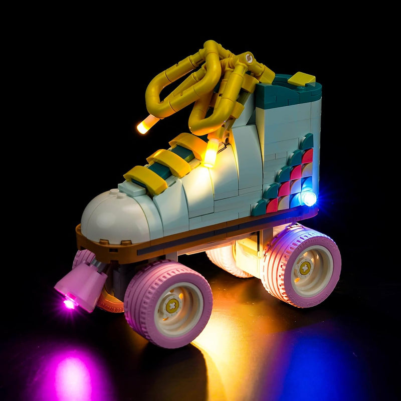 Led Licht Set für Lego 31148 Retro Roller Skate (Kein Lego), Dekorationsbeleuchtungsset für Lego Cre