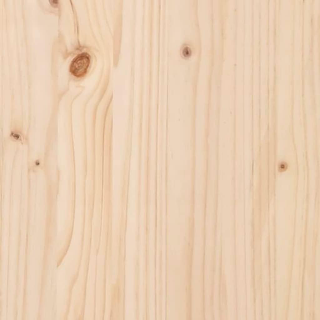 vidaXL Massivholzbett Holzbett Bett Doppelbett Bettgestell Bettrahmen Lattenrost Schlafzimmermöbel S