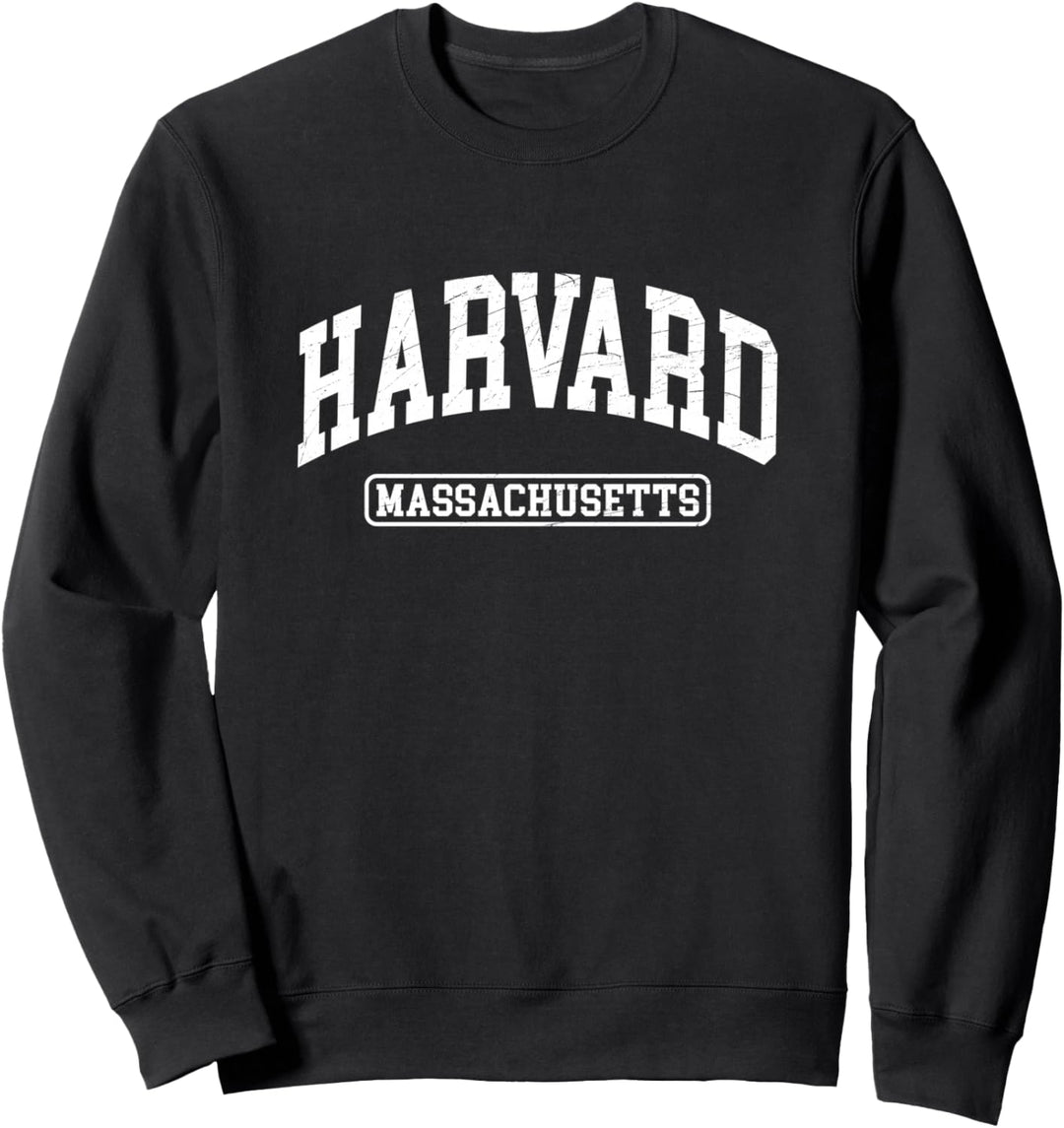 Harvard Massachusetts - Distressed / Worn Design - Classic Sweatshirt