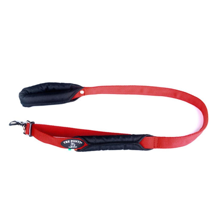 Tre Ponti Leine Primo 100 cm Leine mit 2 Handschlaufen rot
