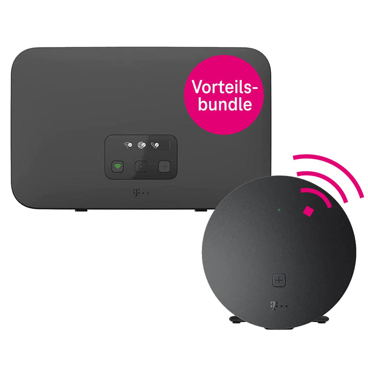 Telekom Speedport Smart 4 Router & Speed Home WLAN Repeater im Set mit Wi-Fi 6 und Mesh-Technologie