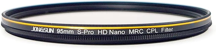 JONGSUN Polfilter 95mm, Zirkularer Polarisationsfilter, S-Pro HD Nano MRC17, Mehrlagenbeschichtung,