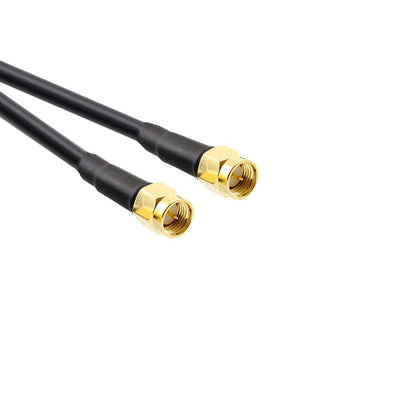 JARFT 10m Twin 4G / LTE und 5G Antennen- Verlängerungskabel, SMA Stecker auf SMA Buchse, 10m