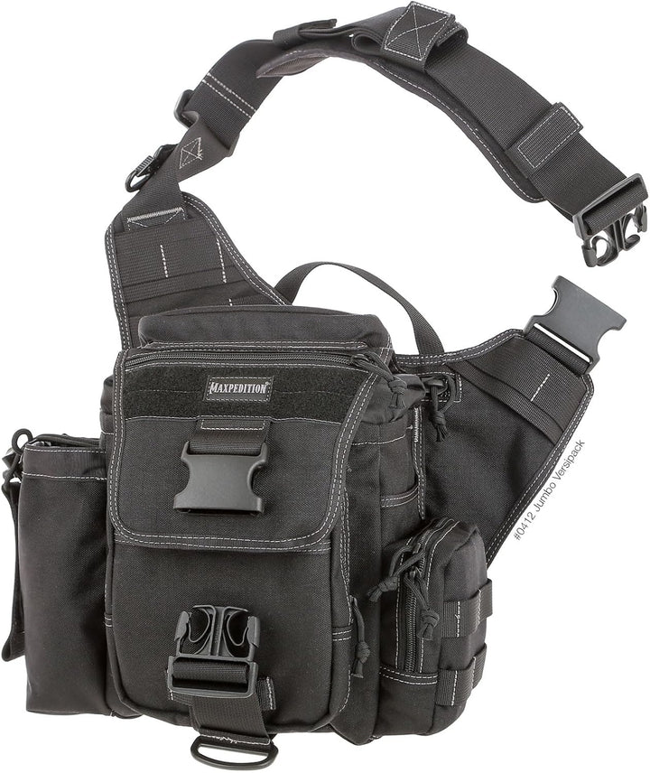Maxpedition Versipack Jumbo Schwarz, Schwarz