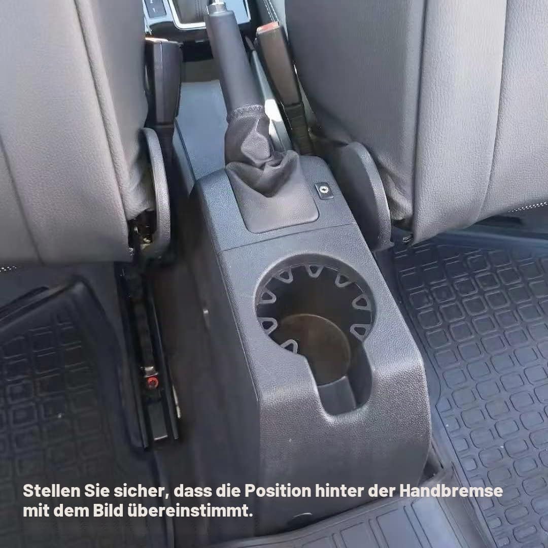 KAERGK Auto Armlehne für Astra H Doppelschicht Mittelkonsole Grosse Aufbewahrungsbox mit 4 USB-Ladea