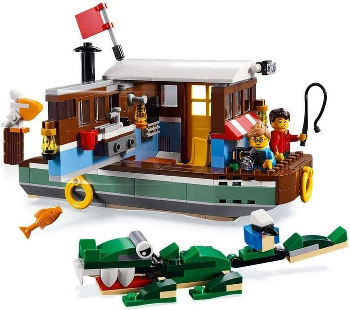 LEGO Creator 3in1 Riverside Houseboat 31093 Building Kit , New 2019 (396 Piece)