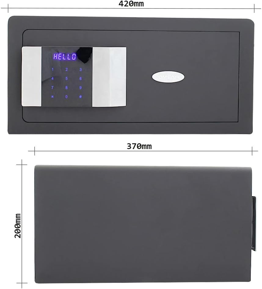 Rottner Prestige Lap Touchscreen Hoteltresor Feuerfalz Elektronikschloss Notöffnung möglich VDS gepr