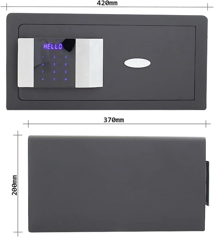 Rottner Prestige Lap Touchscreen Hoteltresor Feuerfalz Elektronikschloss Notöffnung möglich VDS gepr