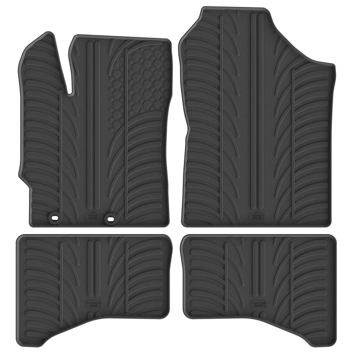 Gledring Satz Gummimatten kompatibel mit Toyota Yaris Hybrid 5 türer 2012-2017 & 2017-2020 (T Profil