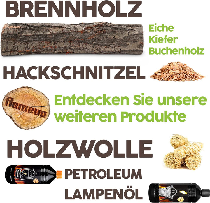 Brennholz Buche 33 cm Kaminholz Holz Auswahl 5-500 kg Für Ofen und Kamin Kaminofen Feuerschale Grill