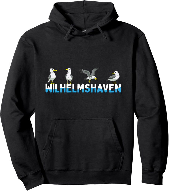 Wilhelmshaven Möwen Nordsee Moin Norddeutsch Pullover Hoodie