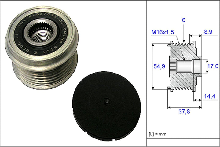 INA 535 0217 10 Generatorfreilauf