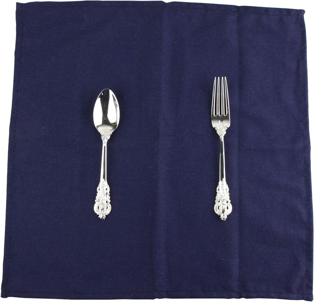 weich Polyester -Leinen gemischt Abendessen Cloth Servietten, 12 Stück (40 x 40 cm), für Veranstaltu