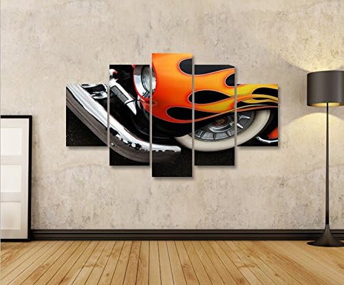 islandburner Bild Bilder auf Leinwand Hot Rod US Cars MF XXL Poster Leinwandbild Wandbild Dekoartike