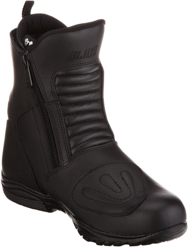 Protectwear halbhoher Motorradstiefel, Tourenstiefel, Allroundstiefel aus Leder mit 2 Reissverschlüs